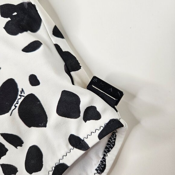 SHAN Black and White One Piece Swimsuit - Picture 7 of 12